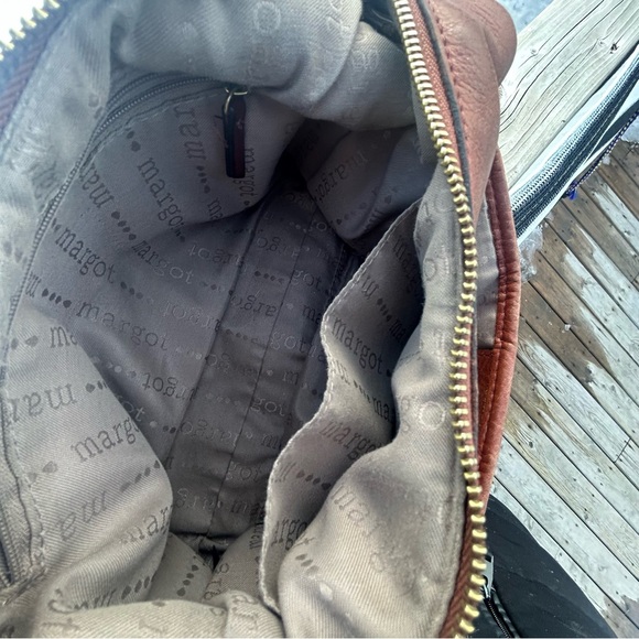 Vtg Margot NY Genuine Leather Purse - Picture 13 of 16